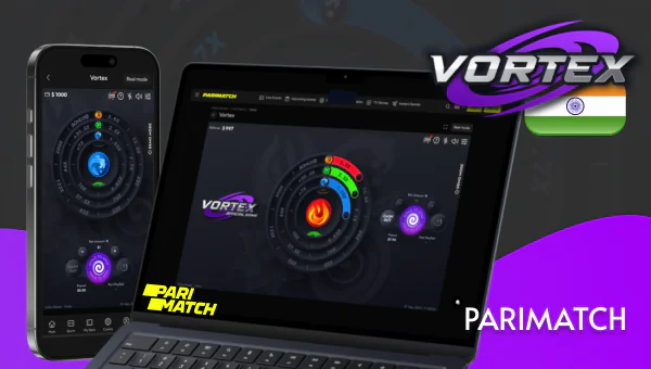 Features of the Vortex game at Parimatch casino in India
